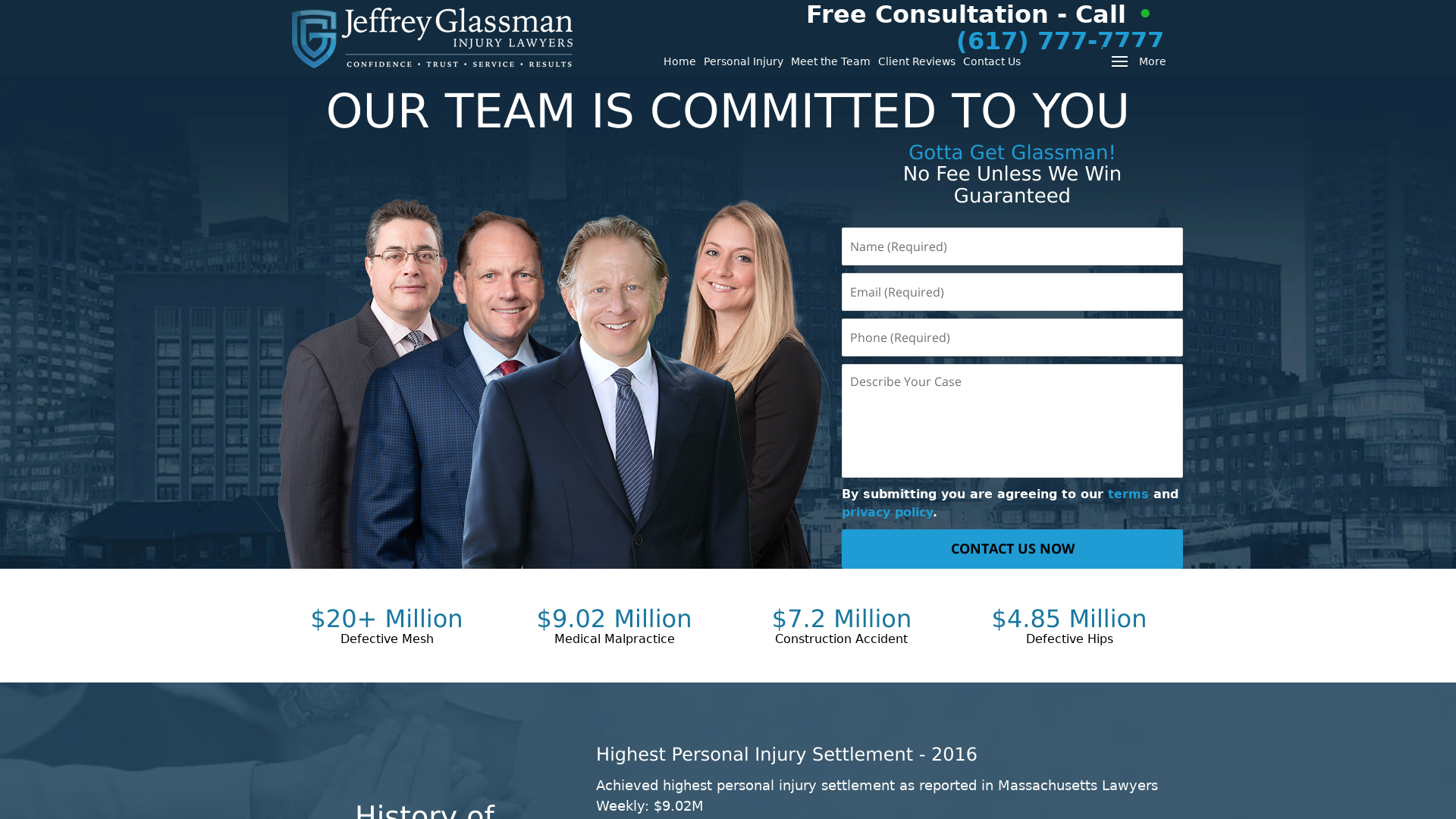 Jeffrey Glassman Injury Lawyers